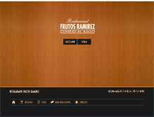 Tablet Screenshot of frutosramirez.com